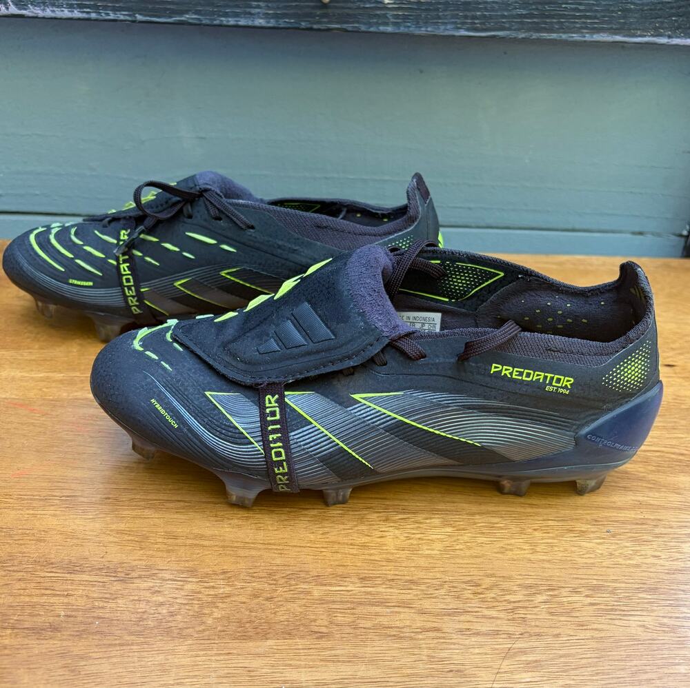 Adidas Predator Elite FG Soccer Cleats Lucid Lemon HybridTouch US Youth 5.5